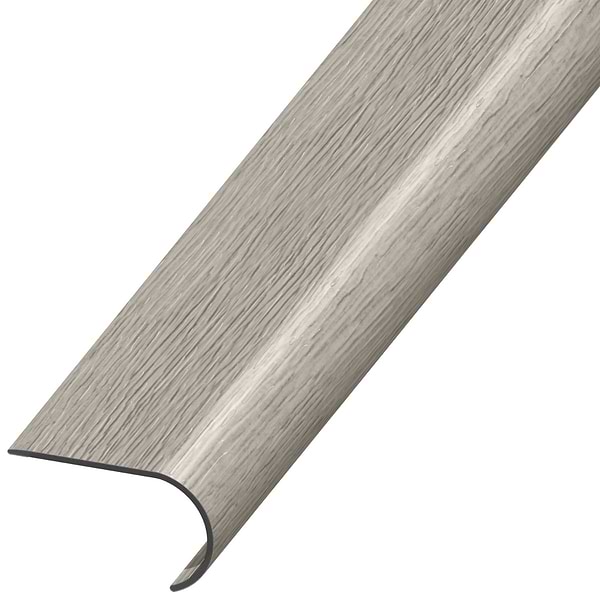 ReNew Aspen Pecan Chelsea Gray 2.48x1.52x94" LVT Round Stair Nose by Versatrim