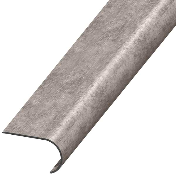 ReNew Metalcrete Wildmist 2.48x1.52x94" LVT Round Stair Nose by Versatrim