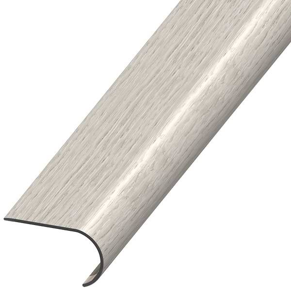 Moxy XL Ash Gray 2.48x1.52x94" LVT Round Stair Nose by Versatrim