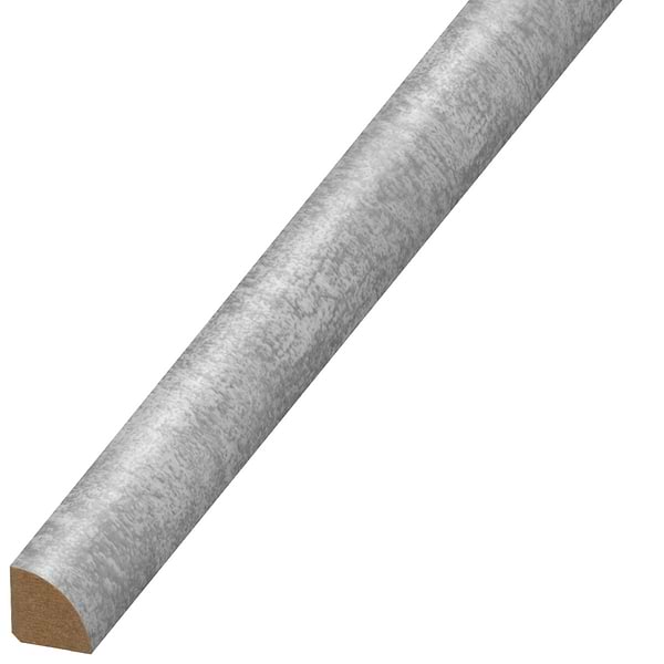 Optoro Juneau Sandstone Medium Gray .75x94" LVT Quarter Round Molding by Versatrim
