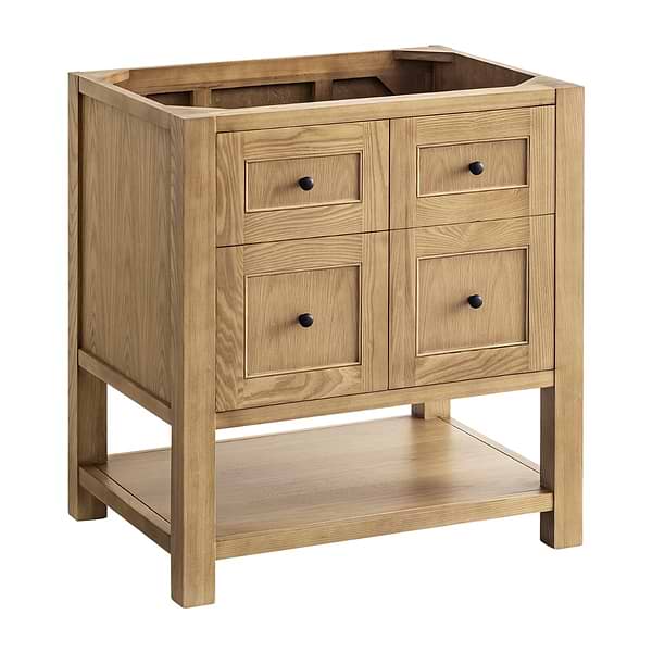 James Martin Vanities Breckenridge Light Natural Oak 30" Single Vanity without Top