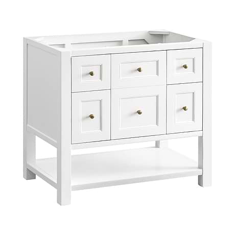James Martin Vanities Breckenridge Bright White 36