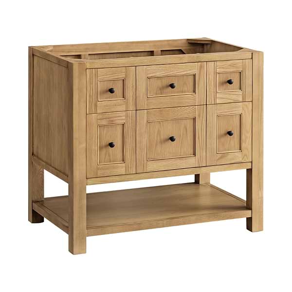 James Martin Vanities Breckenridge Light Natural Oak 36" Single Vanity without Top