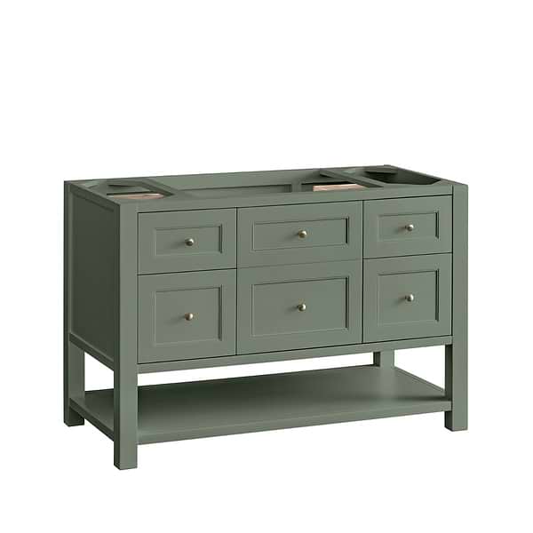 James Martin Vanities Breckenridge Smokey Celadon 48" Single Vanity without Top