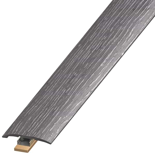 Woodcrete LVT Charcoal 2x94" LVT Slim Trim by Versatrim