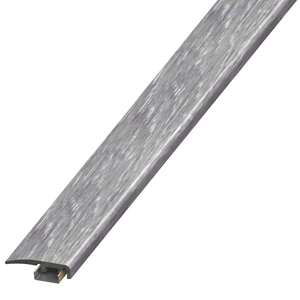 Woodcrete LVT Silver Gray 1.38x94" LVT Slim End Cap by Versatrim