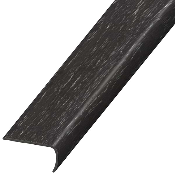 Woodcrete LVT Black 2x1x94" LVT VersaEdge Stair Nose by Versatrim
