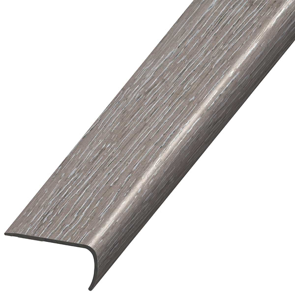 Woodcrete LVT Ash Brown 2x1x94" LVT VersaEdge Stair Nose by Versatrim