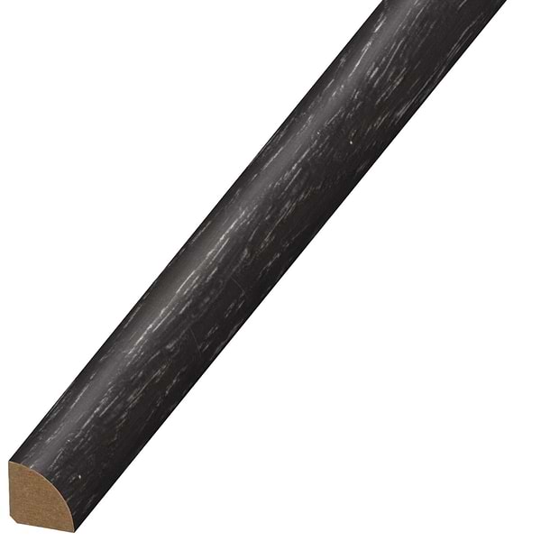 Woodcrete LVT Black .75x94" LVT Quarter Round Molding by Versatrim