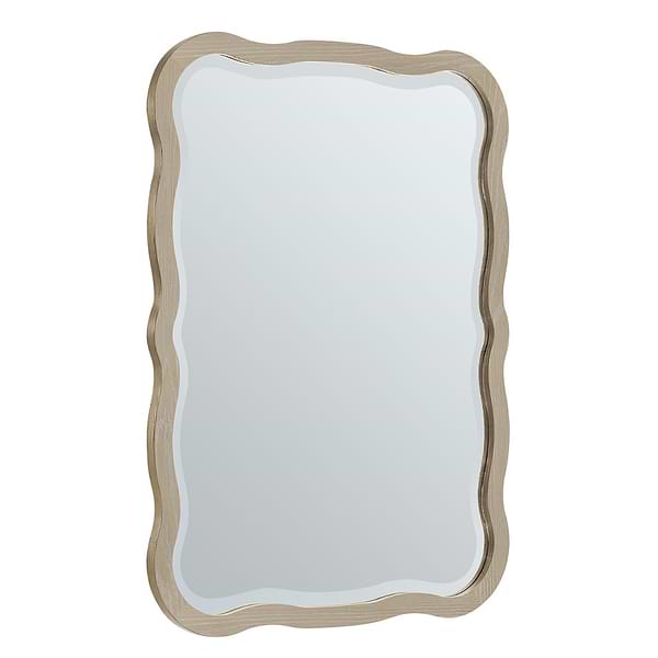 James Martin Vanities Rowyn Natural 28x38" Wavy Rectangle Mirror