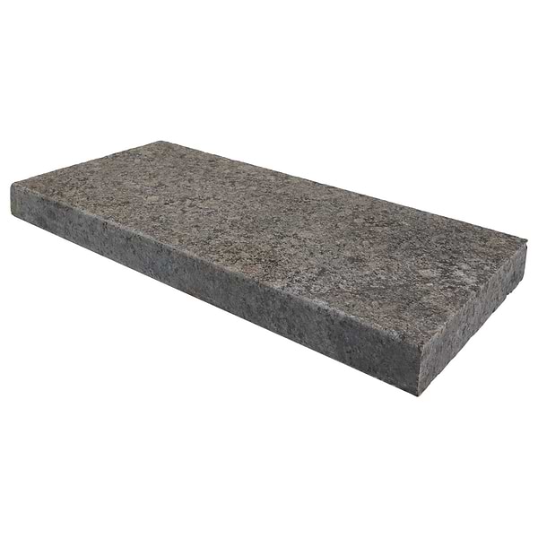 Sendero Charcoal Gray 12x24 Flamed Granite 5CM Pool Coping