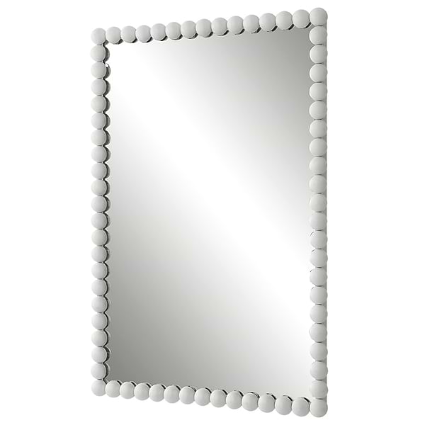 Shari White 21x30" Rectangle Mirror