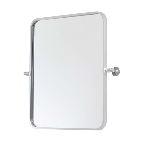 Liora Silver 20x24" Rectangle Tilt Mirror