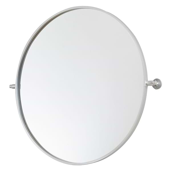 Liora Silver 30" Round Tilt Mirror