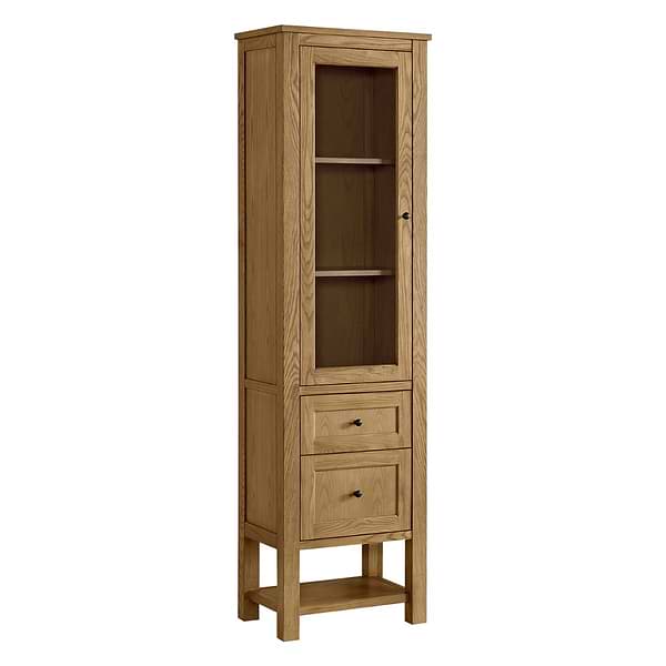 James Martin Vanities Breckenridge Light Natural Oak 22x80 Linen Cabinet