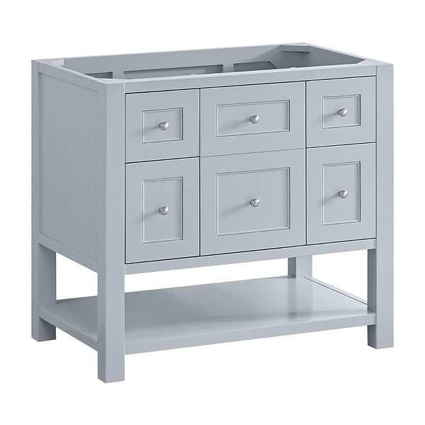 James Martin Vanities Breckenridge Serenity Blue 36" Single Vanity without Top