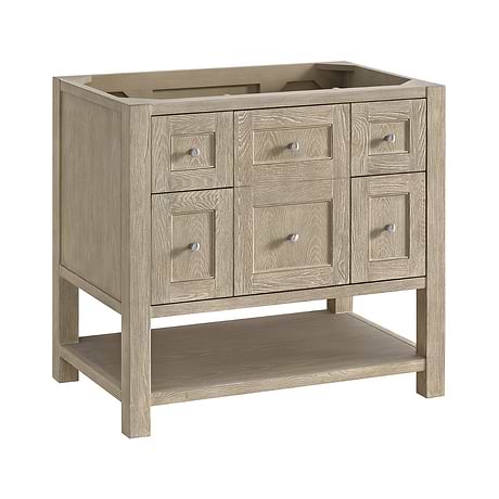 James Martin Vanities Breckenridge Whitewashed Oak 36