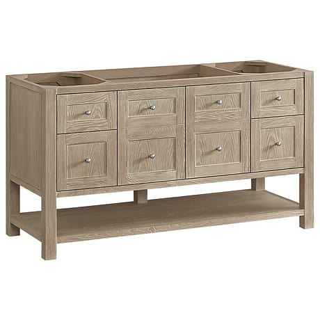 James Martin Vanities Breckenridge Whitewashed Oak 60