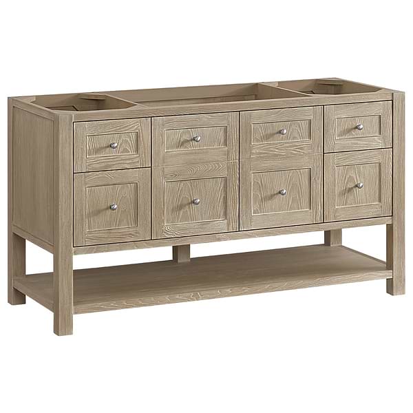 James Martin Vanities Breckenridge Whitewashed Oak 60" Single Vanity without Top