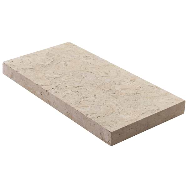 Ocean Reef Beige 12x24 Brushed Limestone 5CM Pool Coping