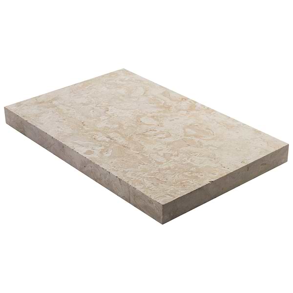 Ocean Reef Beige 16x24 Brushed Limestone 5CM Pool Coping