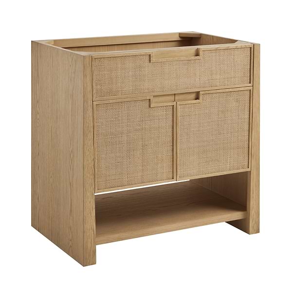 James Martin Vanities Solene Seaside Oak 36" Single Vanity without Top