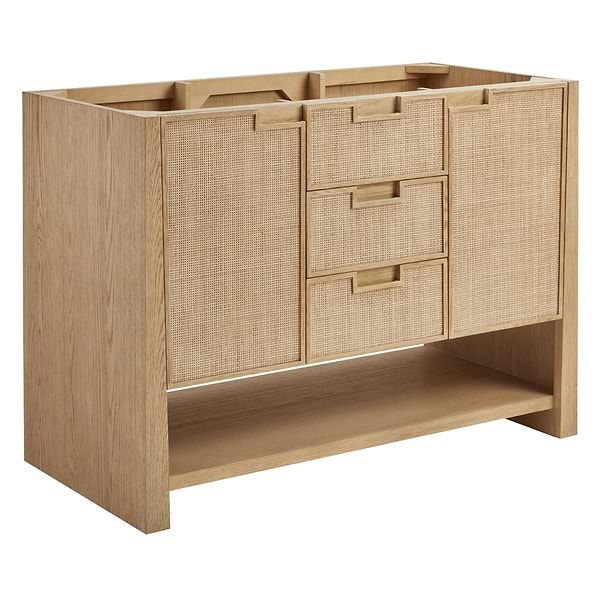 James Martin Vanities Solene Seaside Oak 48" Single Vanity without Top