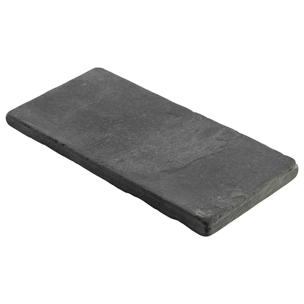 India Black 3x6 Tumbled Slate Tile