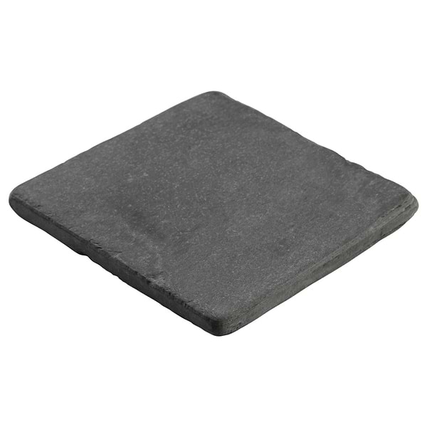 India Black 4x4 Tumbled Slate Tile