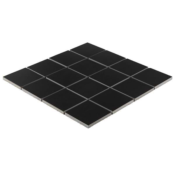 Modari Black 3x3 Matte Porcelain Mosaic Tile