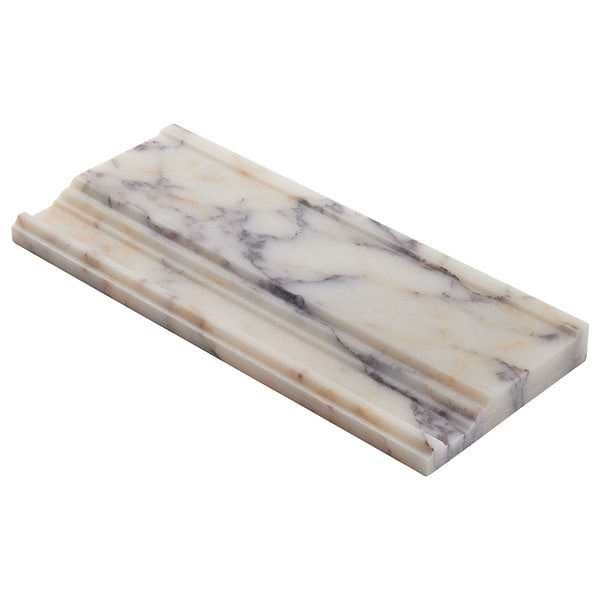 Calacatta Monet 5x12 Honed Marble Base Molding