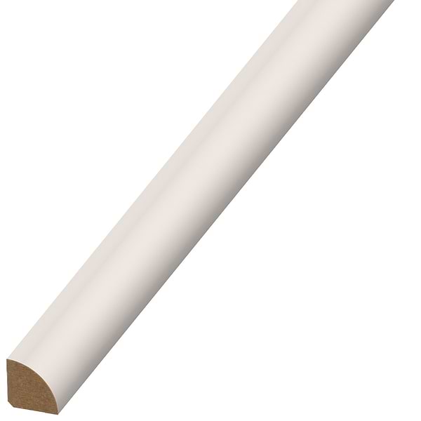 White .75x94" LVT Quarter Round Molding by Versatrim