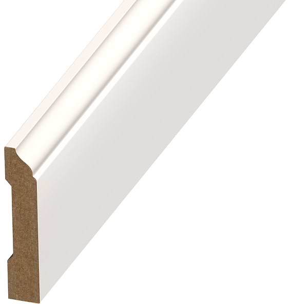 White 3.25x94" LVT Wall Base by Versatrim