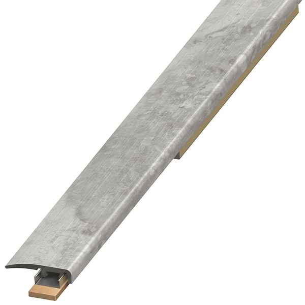 Tepoca Silver 1.375x94" LVT Slim End Cap by Versatrim