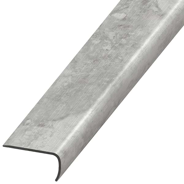 Tepoca Silver 2x1x94" LVT VersaEdge Stair Nose by Versatrim