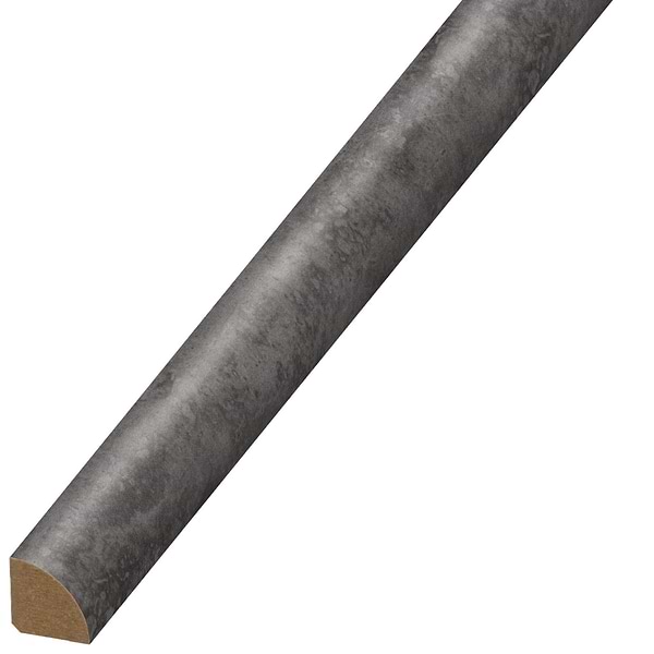 Tepoca Night Black .75x94" LVT Quarter Round Molding by Versatrim