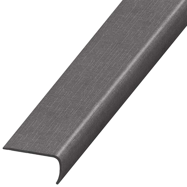 Inspira Steel 2x1x94" LVT VersaEdge Stair Nose by Versatrim