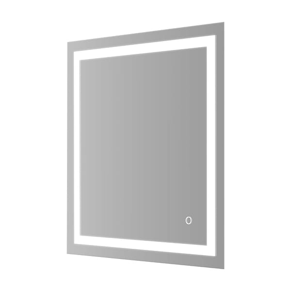 Estra Silver 24x30" Rectangle LED Mirror in Silver, View 4, open zoomed image