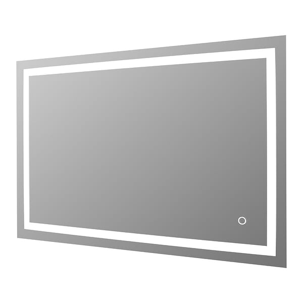 Estra Silver 48x30" Rectangle LED Mirror in Silver, View 4, open zoomed image