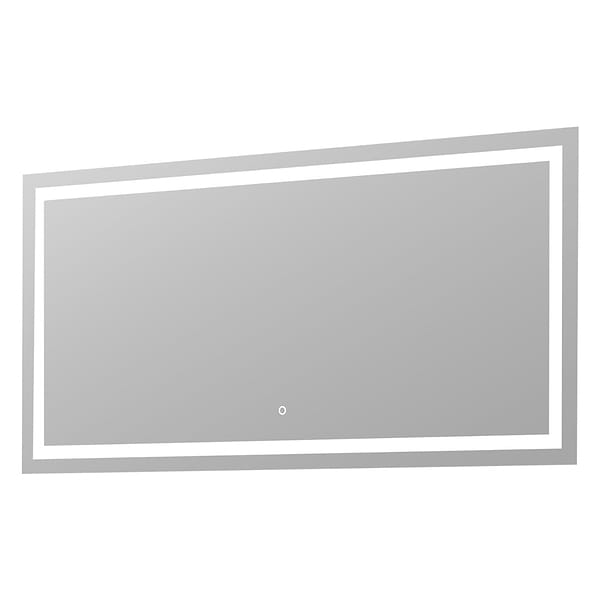 Estra Silver 60x30" Rectangle LED Mirror in Silver, View 4, open zoomed image