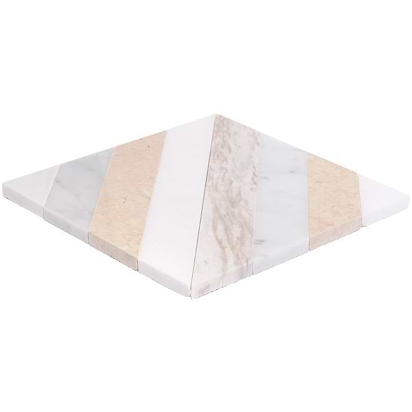 Bowery Lafenice 8x8 Polished Marble Mosaic Tile
