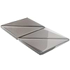 Remington Sepia Beveled Triangles Glass Mosaic Tile