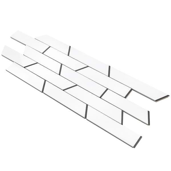 Matrix Trapezoid Porclain and Steel Tile