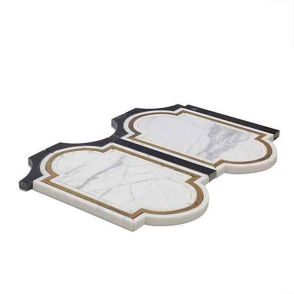 Inara Cavalier Brass And Marble Tile