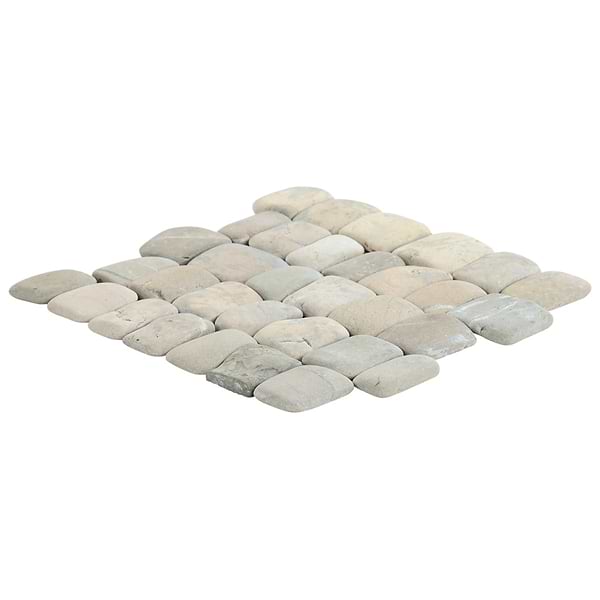 Nature Pathway Pram Gray 2" Natural Stone Mosaic Tile