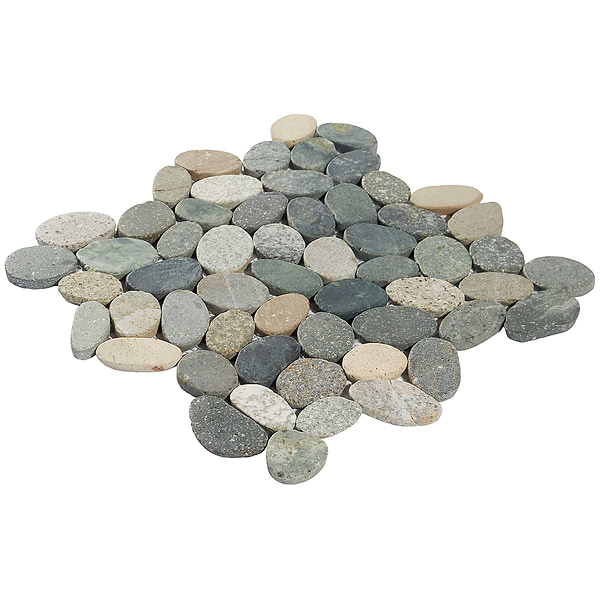 Nature Sumatra Round Pebble Mosaic