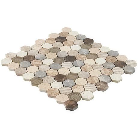 Decorative Marble + Glass Tile for Backsplash,Kitchen Wall,Bathroom Wall,Shower Wall