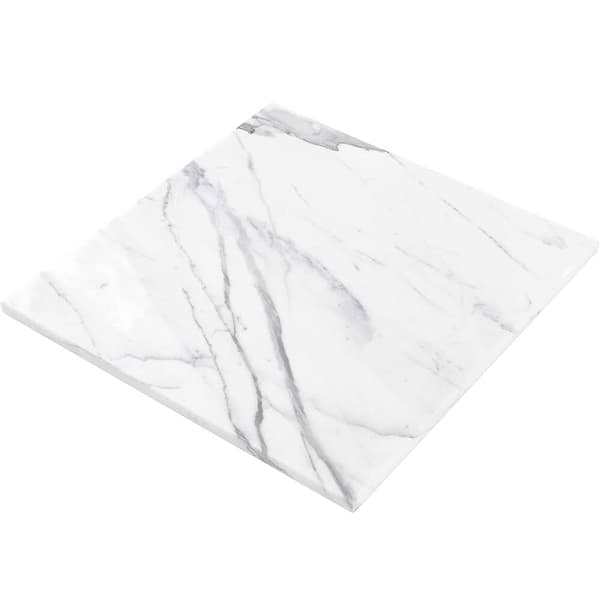 Statuario 12x12 Polished Marble Tile 