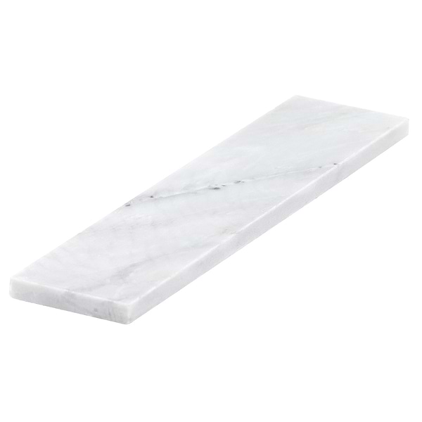 Brushed Stone Asian Statuary White 2x8 Brushed Marble Subway Tile