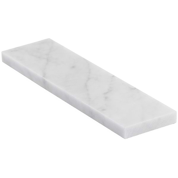 Sample of Brushed Stone Carrara Marble Subway Tile- 2x8 ($16.95 Per Sq. Ft.)